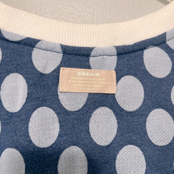 Adidas Originals Polka Dot Trefoil Sweatshirt - Picture 5 of 5
